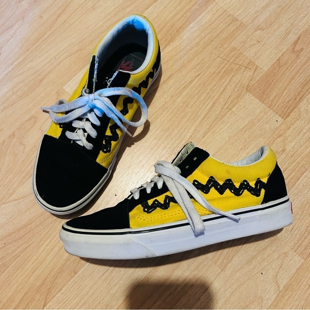 🚩Vans x Peanuts Charlie Brown Good Grief Old Low Skool SK8 Men 6 / Women 7.5